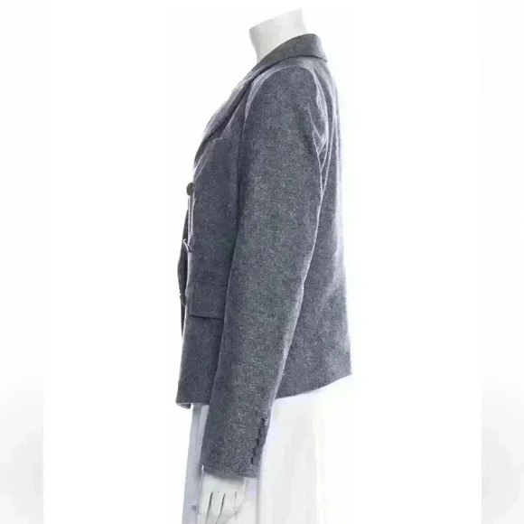 VERONICA BEARD MARLED Gray BLAZER JACKET SZ 6 Worn Once - Picture 2 of 3